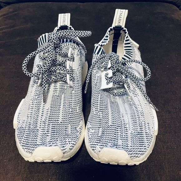 Mint Condition Adidas NMD Runner PK Glitch Camo Black White Nomad 6 Men 7 womens - Picture 2 of 9